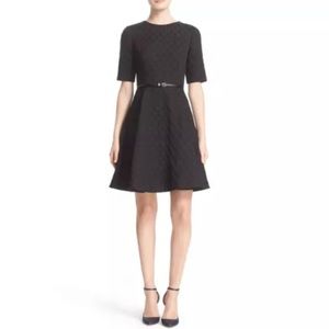Ted Baker Cealine Black Fit Flare Dress Size 2